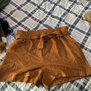 Camel color casual shorts. Size XXL, Brand: a new day. like new, barely worn.